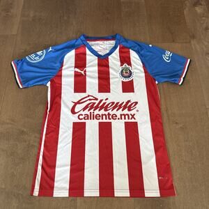 Puma Club Deportivo Chivas Soccer Jersey Small Guadalajara Caliente Drycell Goat